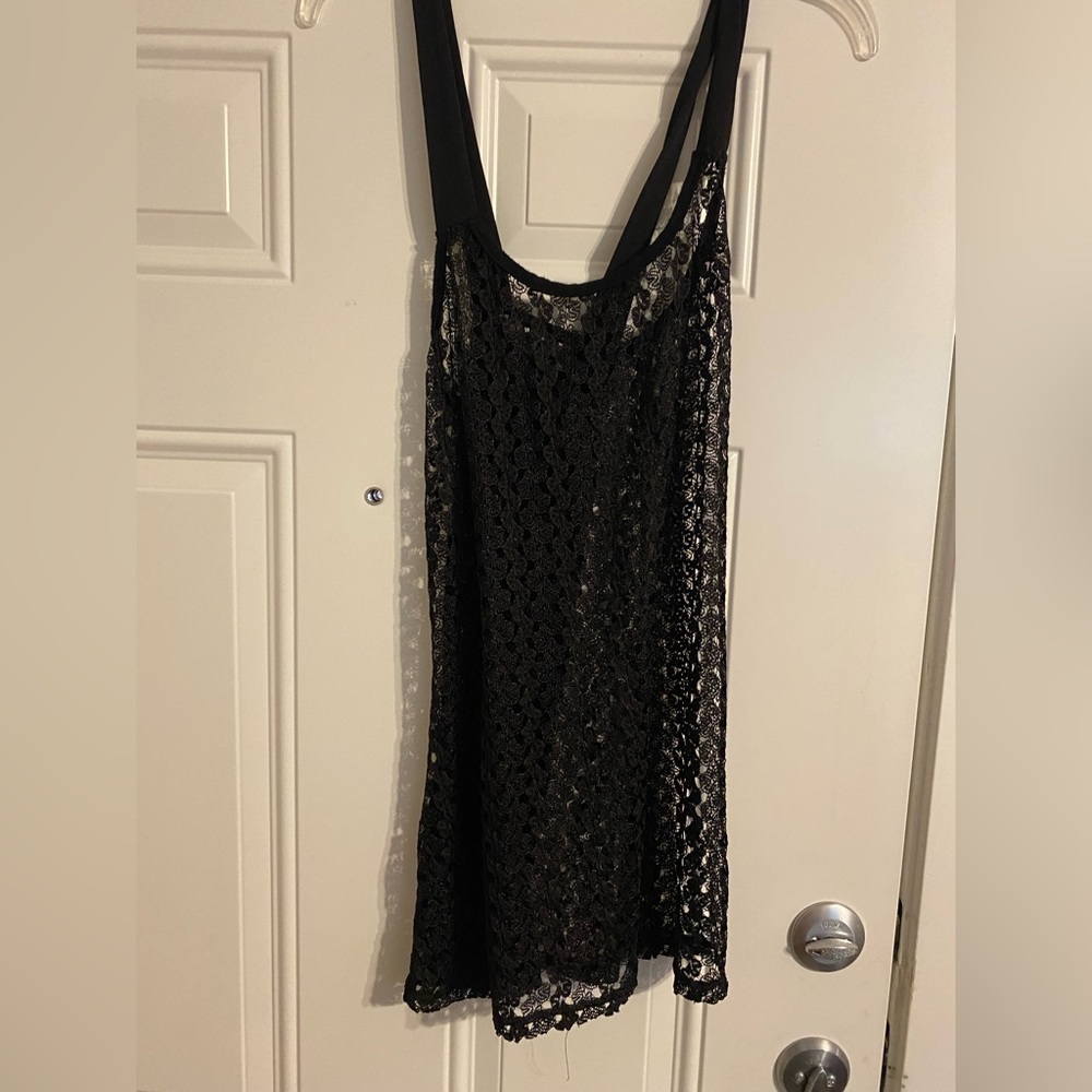 Medium Sand & Spirit Crochet top/dress/cover up
